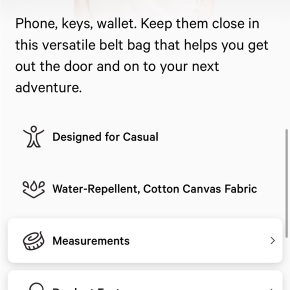 NWT lululemon everywhere belt bag canvas - Picture 2 of 2